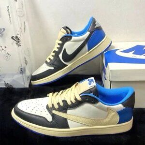 Travis Scott X Air Jordan 1 Low Fragment Design